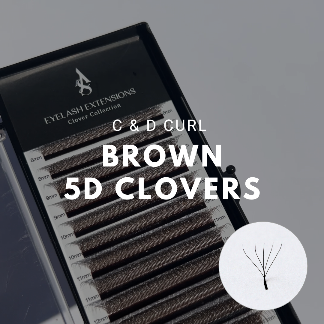 5D BROWN CLOVER LASHES
