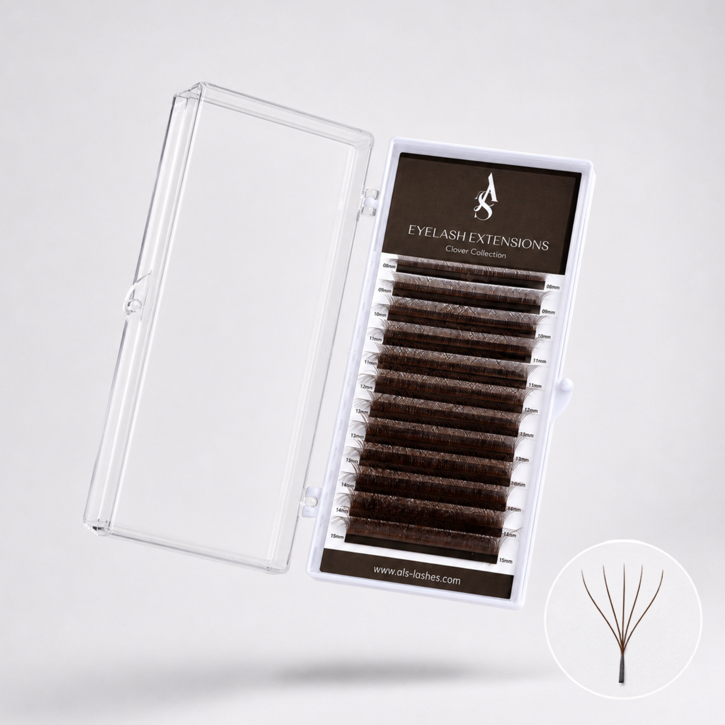 5D Brown Clover Lashes
