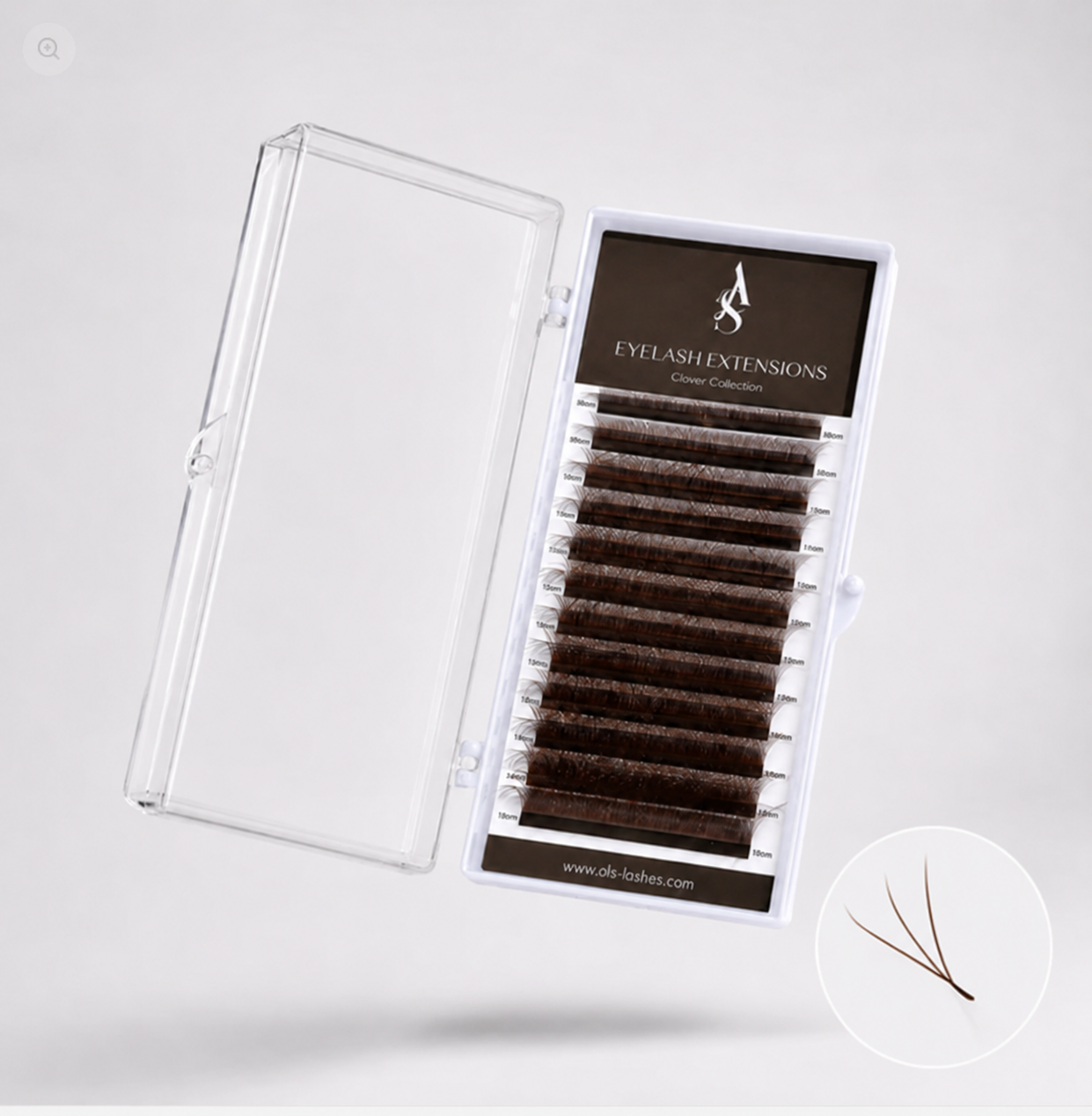 3D Brown Clover Lashes