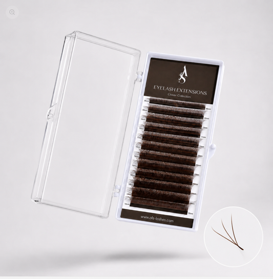 3D Brown Clover Lashes