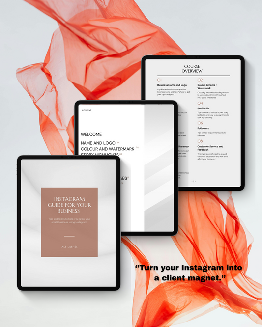 The Beauty Biz Starter Guide - Turn your Instagram into a client magnet.