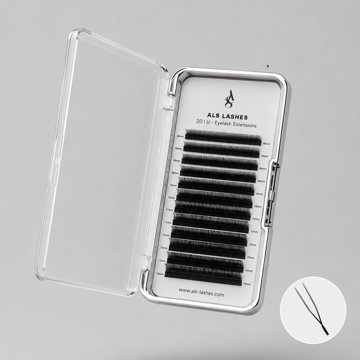 2D U Lash - Black – ALS LASHES