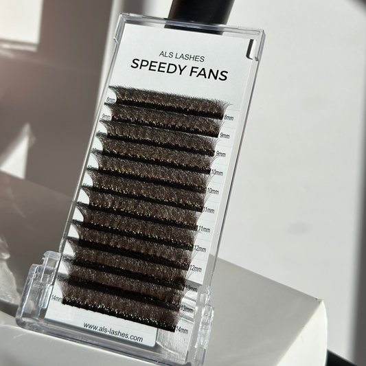 6D - Narrow Speedy Fans in Brown